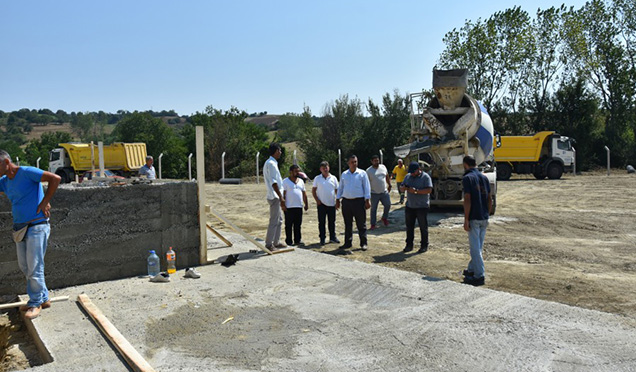 KATI ATIK TRANSFER İSTASYONU İNŞAATI DEVAM EDİYOR