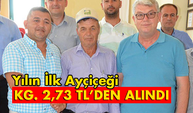 YILIN İLK AYÇİÇEĞİ BORSA’DA