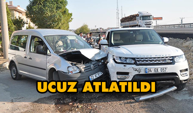 Keşan’da Meydana Gelen Kaza’da 1 kişi Yaralandı