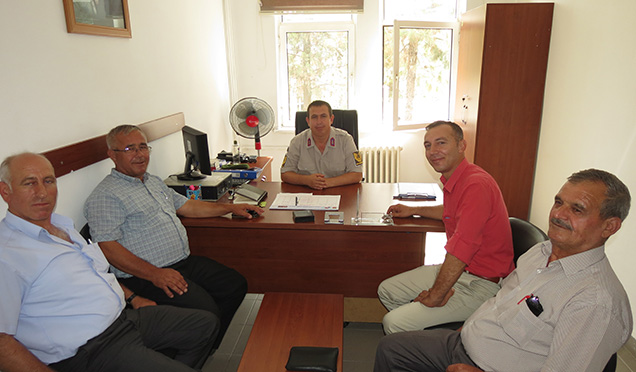 MUHTARLARDAN ZİYARET