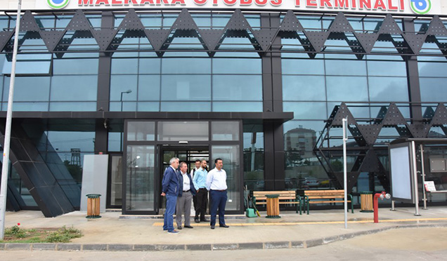 Başkan Yurdakul Yeni Otogarı İnceledi