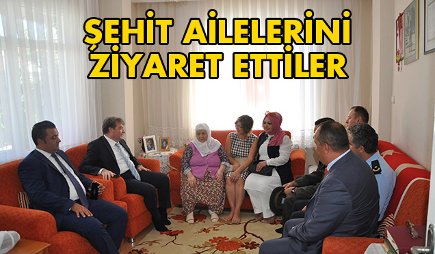 Kurban Bayramı'nda Şehit Ailelerine Anlamlı Ziyaret