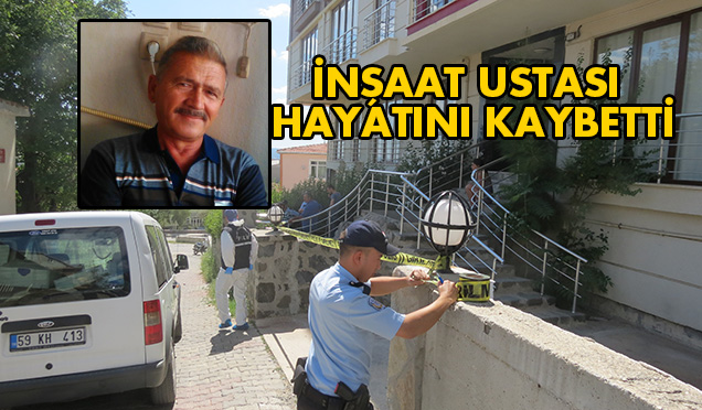 Çatıdan Düşen İnşaat Ustası Öldü