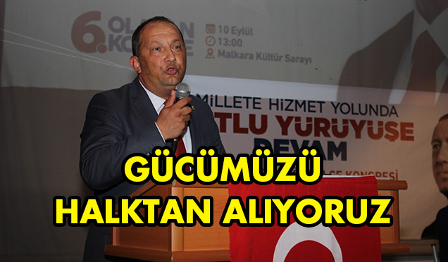 AK Parti Malkara 6. Olağan Kongresi Yapıldı