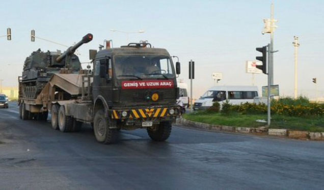 Sınır bölgesine obüs sevkiyatı