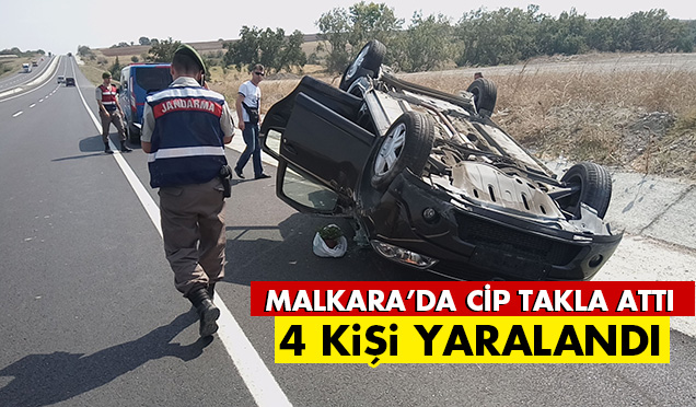 Çavuşköy Mahallesinde Kaza 4 Yaralı