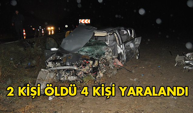 Hayrabolu’da Trafik Kazası 2 Ölü 4 Yaralı