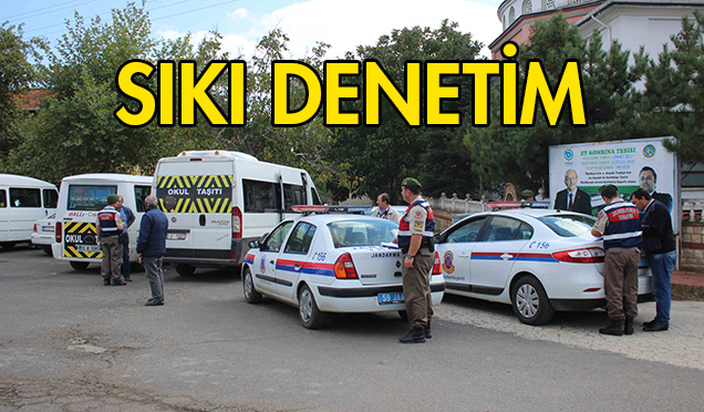 Jandarma’dan Okul Servislerine Sıkı Denetim