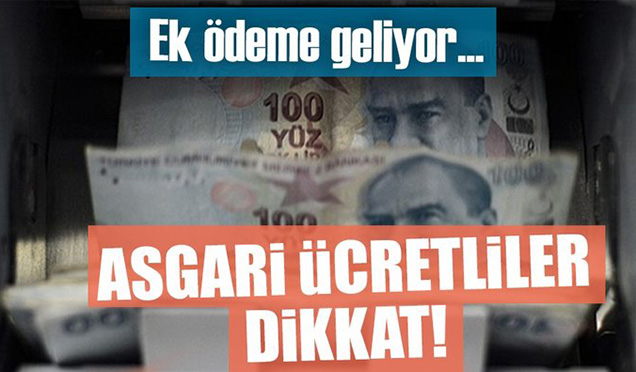 Asgari ücretliye yılın son 4 ayı ilave AGİ ödenecek!