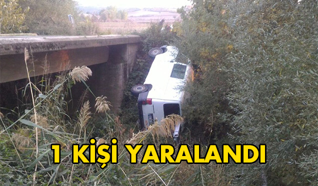 Kamyonet Köprüden Uçtu