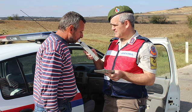Jandarma’dan Trafik Uygulaması