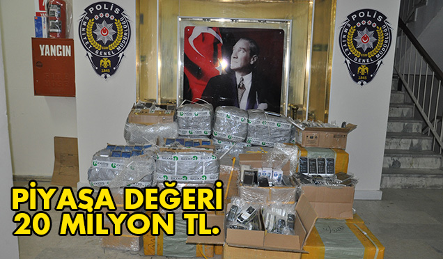 Malkara'da 8 Bin Adet Kaçak Cep Telefonu Ele Geçirildi