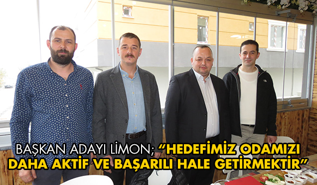 Murat Limon, Esnaf Odasına Adaylığını Açıkladı