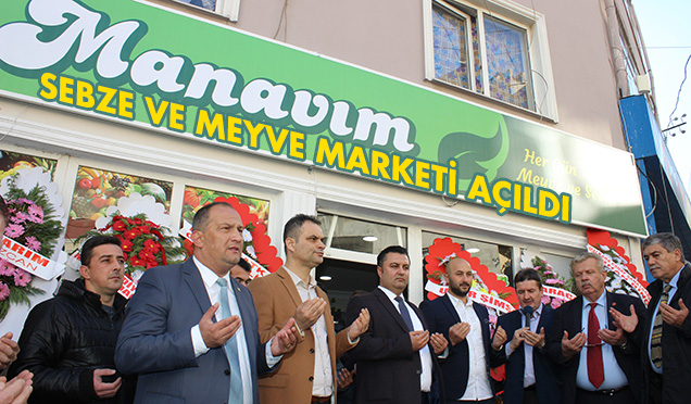 MANAVIM SEBZE VE MEYVE MARKETİ AÇILDI