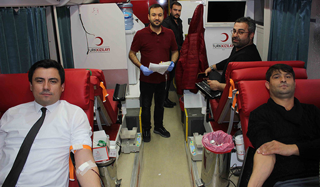 56 Ünite Kan Bağışı Yapıldı