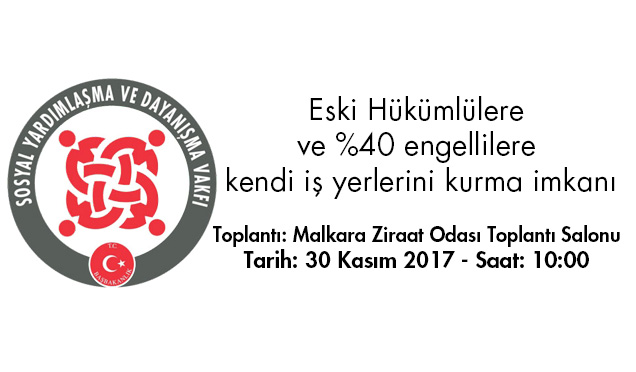 MALKARA’DA ESKİ HÜKÜMLÜ VE ENGELLİLERE İŞ İMKÂNI