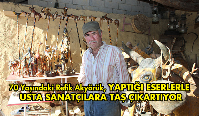 Ağaç Kütüklerinden İnanılmaz Eserler Yaptı