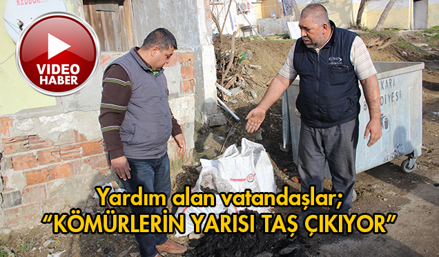 Yardım İçin Dağıtılan Kömürler ’den Vatandaşlar Şikâyetçi