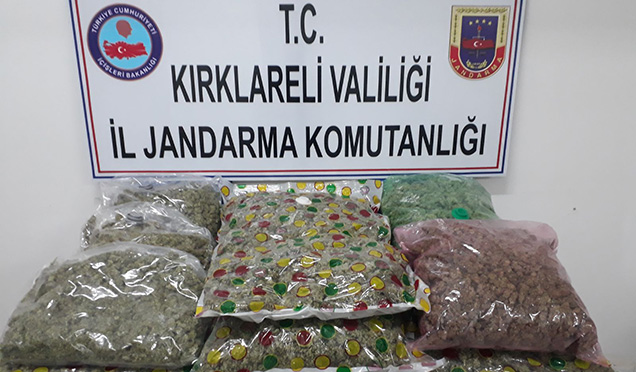 Kırklareli'nde Uyuşturucu Operasyonu