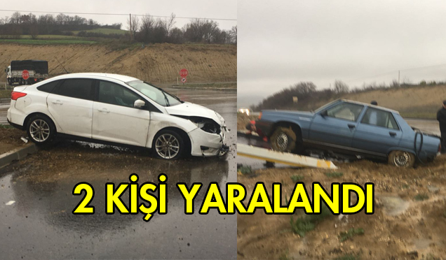 Malkara’da Trafik Kazası 2 Yaralı