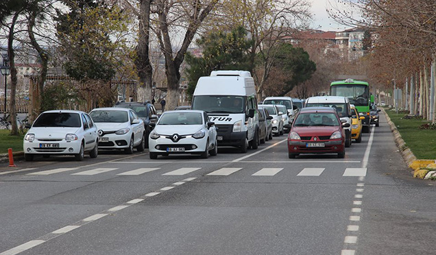 Tekirdağ'da araç sayısı 263 bin oldu