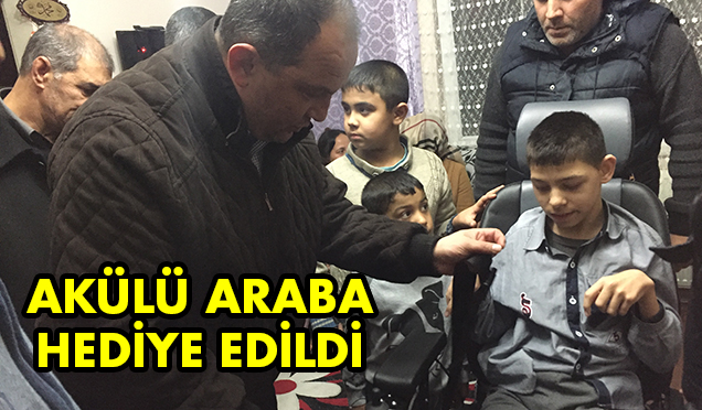 AK Parti’den Engelli Gence Anlamlı Hediye