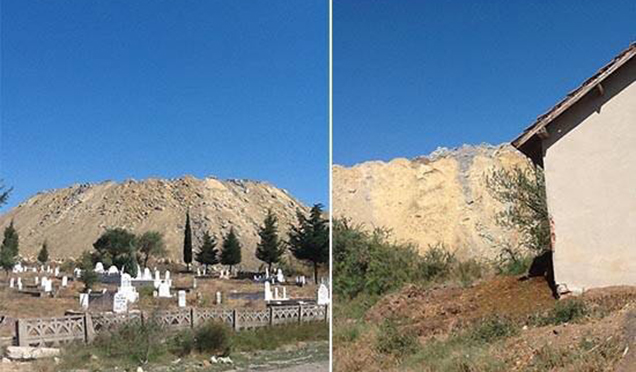 TOPRAK YIĞINLARI KORKUTUYOR