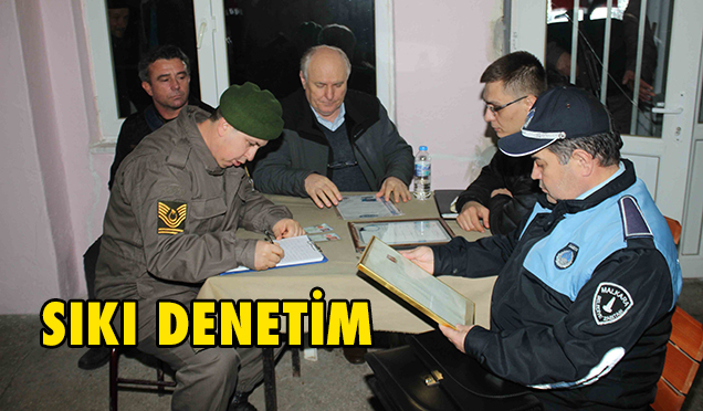 Umuma Açık Yerlere Sıkı Denetim