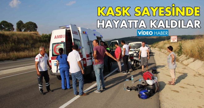 Tekirdağ'da Trafik Kazası; 2 Yaralı
