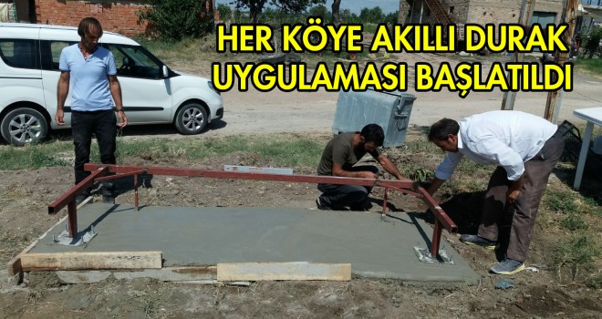 Köylere Kütüphaneli Akıllı Durak
