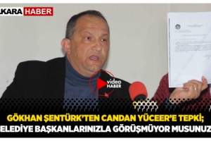 Başkan Şentürk, Candan Yüceer’in Kendi Belediyelerinden Haberi Yok!
