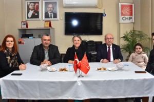 Başkanlardan CHP Malkara İlçe Başkanı Hülya Ertan’a Hayırlı Olsun Ziyareti