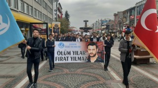 Edirne'de Ülkü Ocakları Fırat Çakıroğlu'nu andı