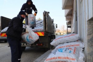Gelibolu Belediyesinden 215 Aileye Yakacak Yardımı
