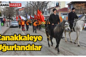 57. Alay Yürüyüş Komitesi Çanakkale'ye Uğurlandı