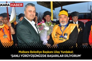 57'nci Alay korteji, Malkara’ya ulaştı