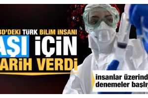 ABD'deki bilim insanı Prof. Dr. Derya Unutmaz koronavirüs aşısı için tarih verdi