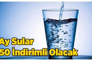 Edirne Belediyesi, suya yüzde 50 indirim yaptı