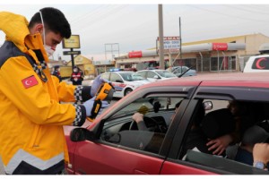 Keşan Girişinde Koronavirüs Önlemi Alındı