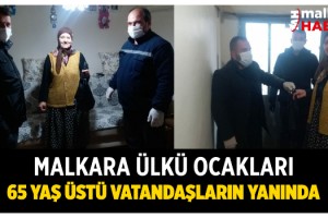 Malkara Ülkü Ocakları 65 Yaş Üstü Vatandaşların Yanında