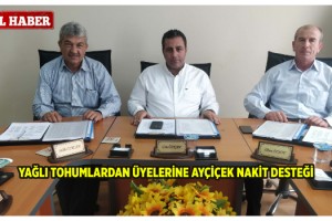 Malkara Yağlı Tohumlar Kooperatifi, Üyelerine Ayçiçek Nakit Yardımına Başladı