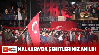 Malkara’da Şehitlerimiz Saygı Yürüyüşü ve Dualarla Anıldı