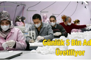 Tekstil firması, yıkanabilir maske üretmeye başladı