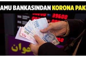 Üç kamu bankasından korona paketi