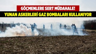 Yunanlılardan, göçmenlere sert müdahale