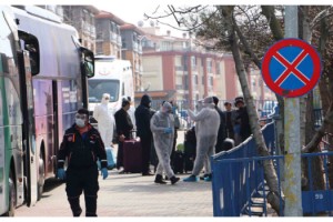 Yurt dışından gelen 360 kişi Tekirdağ'daki yurtlara yerleştirildi