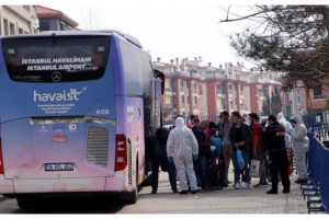 Yurt dışından gelenler, Tekirdağ'daki yurtlara yerleştiriliyor