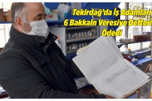 6 bakkalın veresiye defterlerindeki borçları ödediler