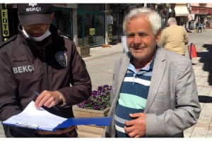 Babaeski'de tedbirlere uymayan 25 kişiye, para cezası uygulandı