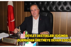 Cemalettin Toluca; Tekirdağ'da 947 Üreticimize 1 Milyon 840 Bin TL Destek!
